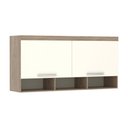 Ver imagem 1 de Guarda Roupa Maleiro Aéreo Casal Queen 1,58 m Ponte - Módulo Dormitório Master - Guarda Roupas Modul