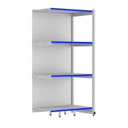 Rack Parede 202 Fit 60 Continuação Branco 90x60 Pe Azul - 1
