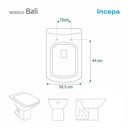 Ver imagem 7 de Assento Sanitário Laqueado Bali Preto P/vaso Incepa 6lpf