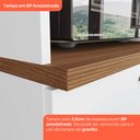 Ver imagem 4 de Lavanderia Modulada 03 Peças 100% MDF com Aéreo Basculante e Tampo HP/Nature Americana Branco