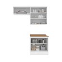 Ver imagem 5 de Lavanderia Modulada 03 Peças 100% MDF com Aéreo Basculante e Tampo HP/Nature Americana Branco