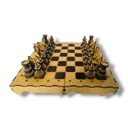 Ver imagem 2 de Jogo Xadrez Tabuleiro e Peças em Mdf Formato Caixa