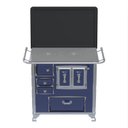 Ver imagem 2 de Fogao a Lenha GII N 1 Gab Sec Azul com Tampa Se