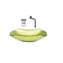 Ver imagem 1 de Cuba de Vidro Abaulada 45cm com Válvula e Torneira