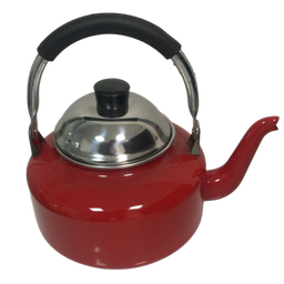 Chaleira Esmaltada Vermelha 2l Indução Elétrico a Gás Cooktop a Lenha - 2