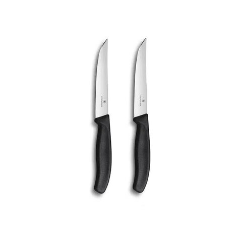 Faca de mesa 23cm para carnes lâmina lisa 12cm Victorinox 6.7903.12- 2 peças