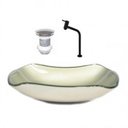 Ver imagem 1 de Cuba de Vidro para Banheiro- Oval 47cm X 13cm