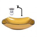 Ver imagem 1 de Cuba de Vidro para Banheiro- Oval 47cm