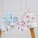 Ver imagem 3 de Manta com Naninha Flannel Estampada para Bebê 75x100 Azul Dino