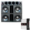 Caixa com 4 Woofer Triton TR620 12 Polegadas 3080wrms com módulo taramps - 1