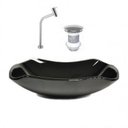 Ver imagem 1 de Cuba de Vidro Oval 55cm com Válvula e Torneira