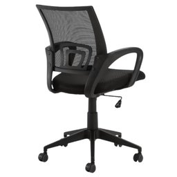 Cadeira de Escritório Secretária Base Preta com Rodinha Fortt Porto Preta - Csf01-p - 2