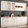 Cozinha Completa Dallas 11 Portas 3 Gavetas 100% Mdf Americana Branco - Panorama Móveis - 1