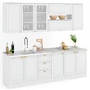 Ver imagem 3 de Cozinha Completa Dallas 11 Portas 3 Gavetas 100% Mdf Americana Branco - Panorama Móveis