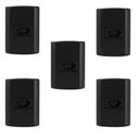 Ver imagem 1 de Conjunto com 5 Tomadas 2p+t 10a 250v, Modular, com Placa 4x2 e Suporte