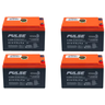 Kit 4 Bateria Selada Recarregavel Pulse 12v 15ah 6-dzm-15 para Bicicleta e Veículo Elétrico - 1