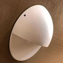 Ver mais imagens de Arandela Bola Branca Parede Externa Interna LED 3000K