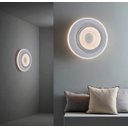 Ver imagem 3 de Lustre Plafon Led 27w Cinza 24cm Sobrepor 3000k Bivolt Dcb03058