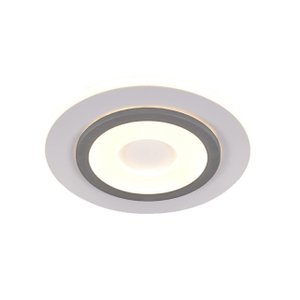 Lustre Plafon Led 27w Cinza 24cm Sobrepor 3000k Bivolt Dcb03058