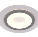Ver imagem 2 de Lustre Plafon Led 27w Cinza 24cm Sobrepor 3000k Bivolt Dcb03058