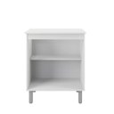 Ver imagem 2 de Balcão Multiuso Serena 75cm 2 Portas para Cozinha com Tampo Inteiro Cor:branco