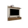 Painel para TV 60" com Prateleira Meline Malbec / Off White - Luapa - 2