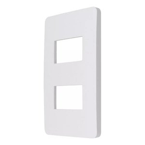 Placa 4x2 para 2 Módulos Bco Orion S730121004 Schneider