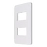 Placa 4x2 para 2 Módulos Bco Orion S730121004 Schneider - 2