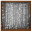 Ver imagem 1 de Cascata de Natal 520 Led Luz Branca 8 Funções 5x2m 220v