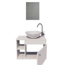 Ver imagem 2 de Gabinete de Banheiro 60cm com Cuba Armário para Lavabo Suspenso