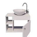 Ver imagem 5 de Gabinete de Banheiro 60cm com Cuba Armário para Lavabo Suspenso