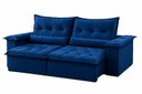 Ver imagem 4 de Sofá Ventura Retrátil e Reclinável 280cm - Azul