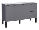 Ver imagem 1 de Gabinete de Cozinha Cinza em Madeira 144cm Cisne Cozimax