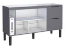 Ver imagem 2 de Gabinete de Cozinha Cinza em Madeira 144cm Cisne Cozimax