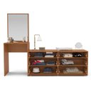 Ver imagem 4 de Cômoda para Quarto 6 Gavetas com Espelho Porto Azul/Freijó
