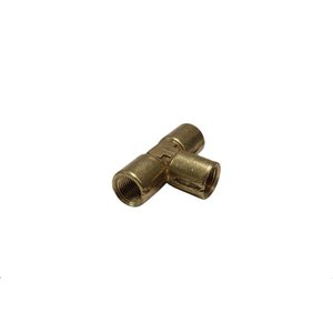 Conexão Tee para Instalação de Gás 1/8 Npt Rosca Fêmea