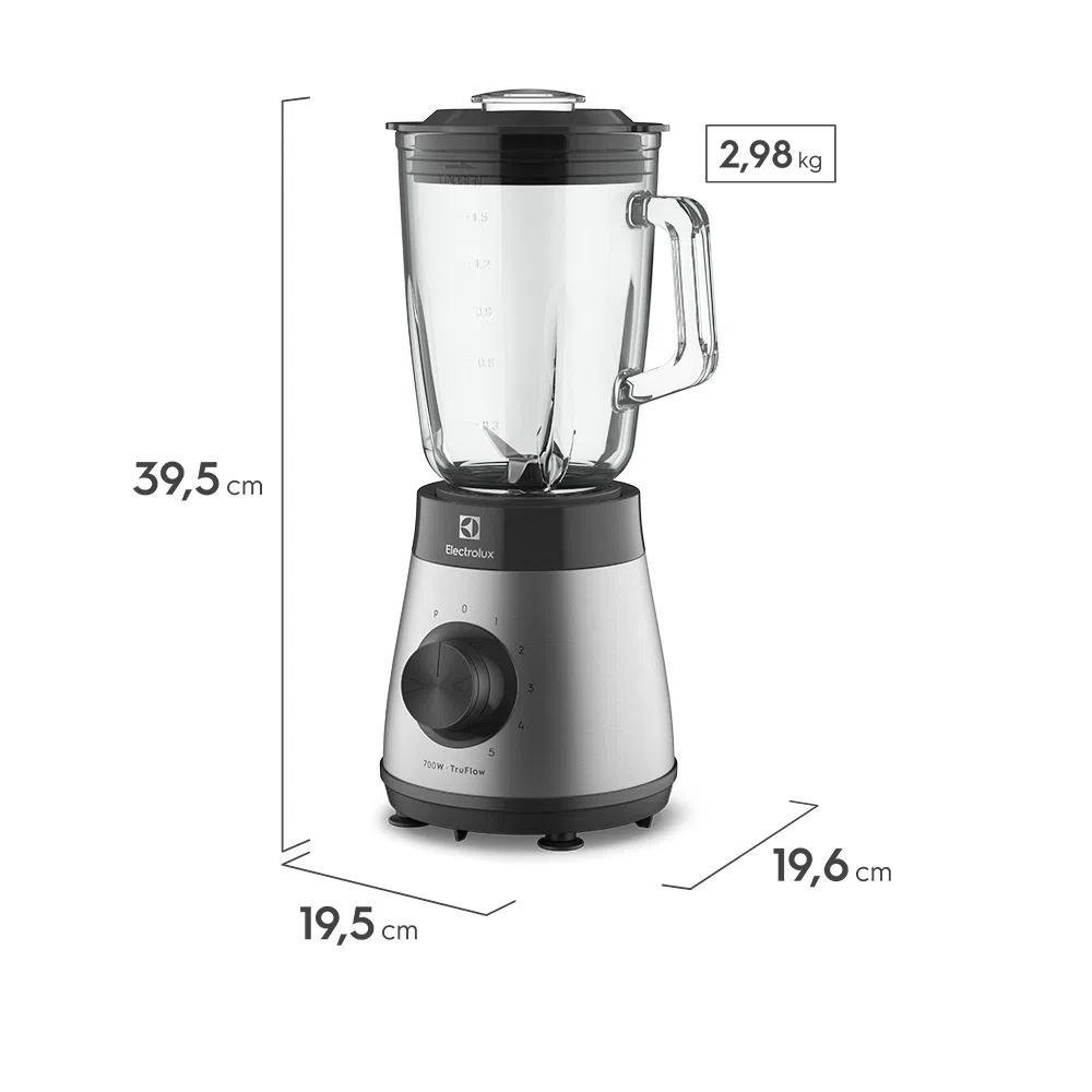 Liquidificador Electrolux 700w com Copo de Vidro - 127v - 3