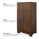 Ver imagem 6 de Armário Multiuso 2 Portas Triunfo