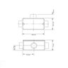 Condulete Fixo 2.1/2" Tipo "t" - com Tampa / Rosca Bsp / sem Pintura Tramontina - 2