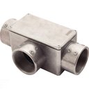 Ver imagem 1 de Condulete Fixo 2.1/2" Tipo "t" - com Tampa / Rosca Bsp / sem Pintura Tramontina