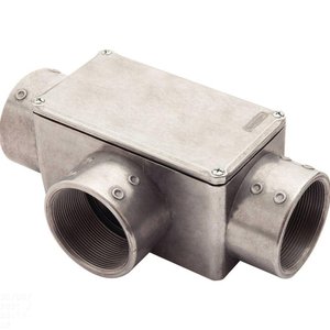 Condulete Fixo 2.1/2" Tipo "t" - com Tampa / Rosca Bsp / sem Pintura Tramontina