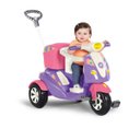 Ver imagem 1 de Triciclo Passeio ou Pedal Infantil Com Bau Moto Uno 1036