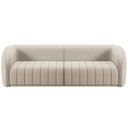 Ver imagem 4 de Kit Sofá 4 Lugares para Sala 252cm com 02 Poltronas Lazio M03 Veludo Bege - Lyam Decor