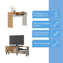 Ver imagem 5 de Conjunto Sala de Estar 2 Peças Rack para Tv com Aparador Ibiza