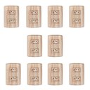 Ver imagem 1 de Dez Conjuntos com 2 Tomadas 2p+t 20a 250v, Modular, com Placa 4x2 e Suporte