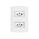 Ver imagem 2 de Cinco Conjuntos com 2 Tomadas 2p+t 20a 250v, Modular, com Placa 4x2 e Suporte