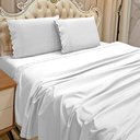 Ver imagem 3 de Jogo de Cama Lençol Queen Supremo Micropercal 300 Fios - Branco