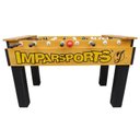 Ver imagem 3 de Mesa Pebolim Totó Madeira Maciça Embutido Alumínio Ímpar 311