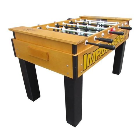 Mesa Pebolim Totó Madeira Maciça Embutido Alumínio Ímpar 311