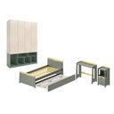 Ver imagem 2 de Quarto Completo Guardar-roupa Curió, Bicama, Escrivaninha e Estante Petit Casatema Madeiraoriginals